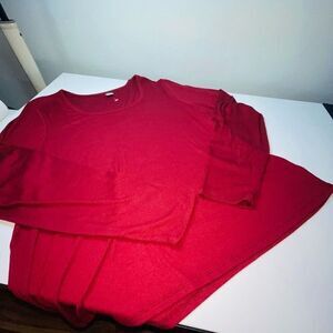 O.N.L.Y by Old Navy long sleeve burgundy pajama top Plus size 3x nwot